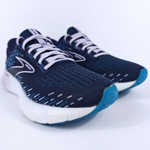 Brooks Glycerin 20 Womens 9.5 Neutral Cushioned Road Running Shoes Blue Purple